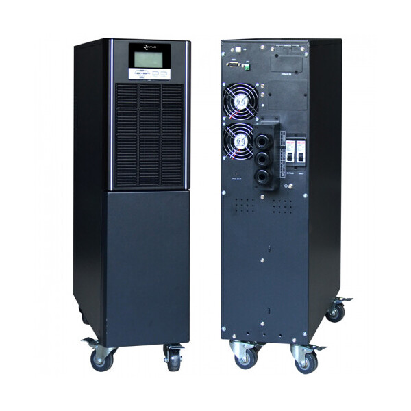 

ИБП On-Line Ritar HT1106XS 6KVA/6kW 192В, Встроенная батарея 12V 7 Ah х 16 шт (665*330*890) 70,5 кг (445*190*700)