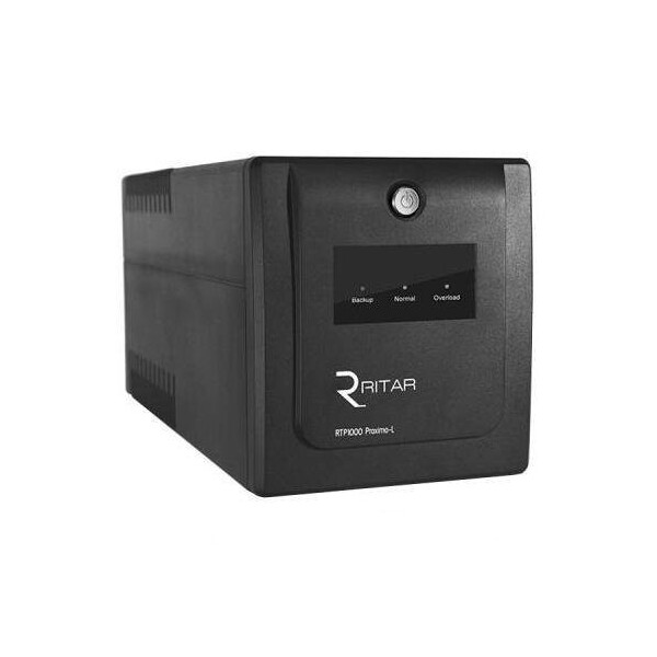 

ИБП Ritar RTP1200 (720W) Proxima-D, LCD, AVR, 3st, 4x UNIVERSAL socket, 2x12V7Ah, plastik Case. Q2