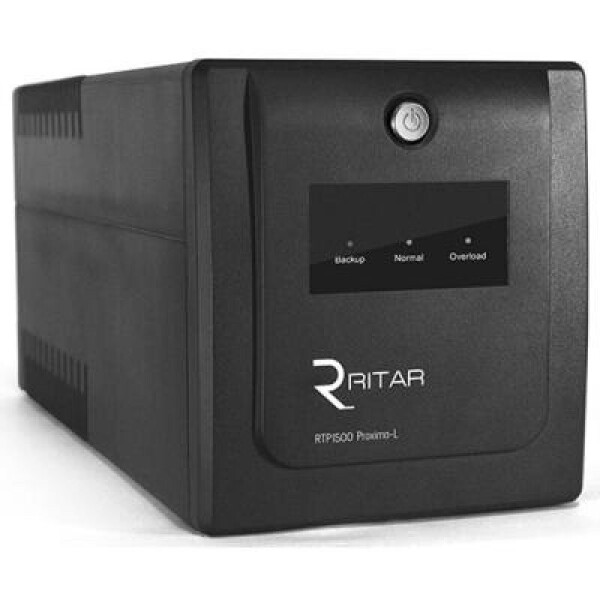 

ИБП Ritar RTP1500 (900W) Proxima-L, LED, AVR, 3st, 4xSCHUKO socket, 2x12V9Ah, plastik Case ( 340 x 140 x 170 ) Q2