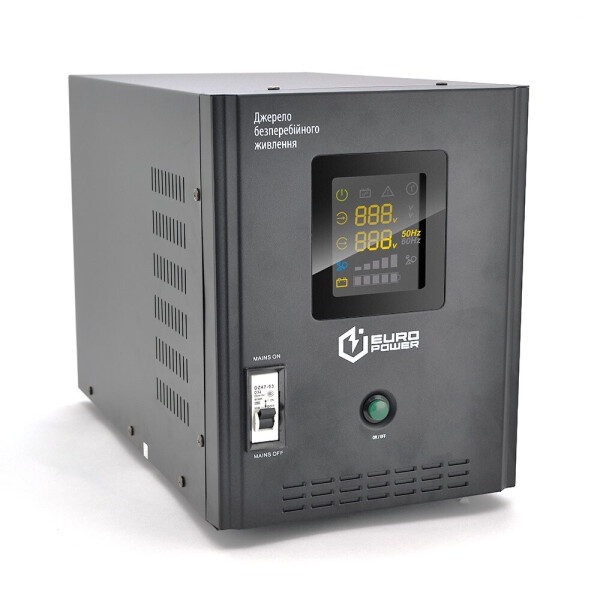 

ИБП с правильной синусоидой Europower PSW-EP6000TW48 (5000 Вт) 20А, напольный, под внешнюю АКБ 48В, Q1
