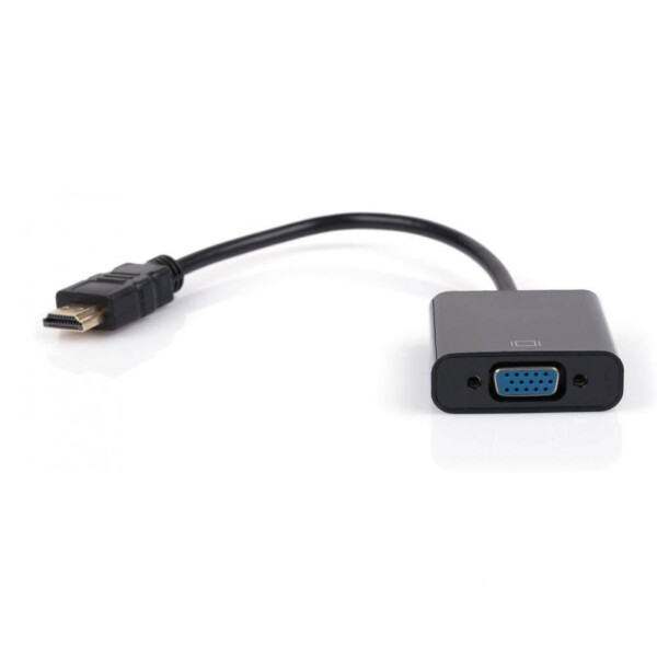 

Конвертер HDMI (папа) на VGA(мама) 10cm, Black, 4K/2K, Пакет Q250