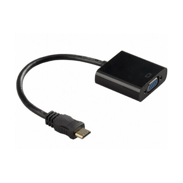 

Конвертер mini HDMI (папа) на VGA(мама) 30cm, Black,4K/2K, Пакет