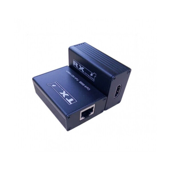 

Одноканальный пассивный удлинитель HDMI сигнала по UTP кабелю по одной витой паре. Дальность передачи: до 30метров, 1080Р- cat6e