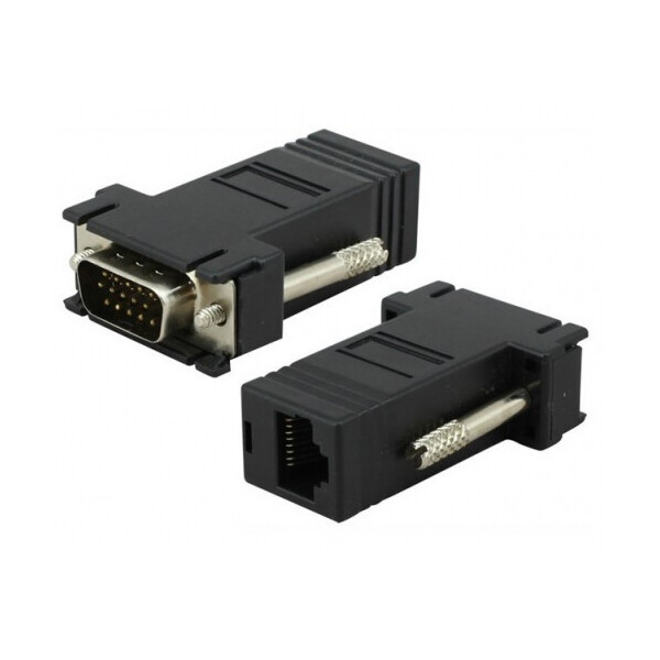 

Пассивный удлинитель (А) VGA, RJ-45 to VGA(male) Q100 !!!! Береться в ПАРУ с 08342!!!