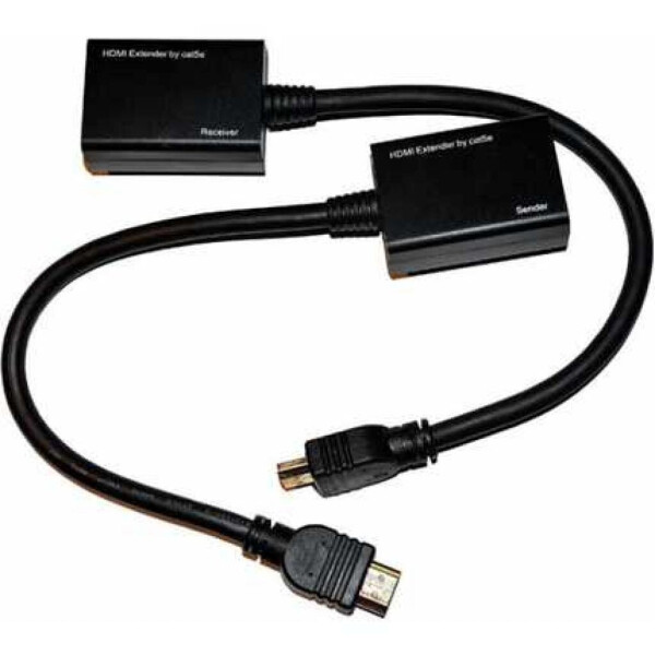 

Удлинитель HDMI сигнала пассивный через 2 витые пары 2 CAT-5e/CAT-6e до 30m, цена за пару