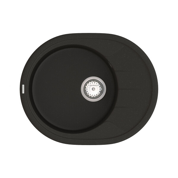 

Кухонная мойка VANKOR Sity SMO 02.61 Black + сифон VANKOR