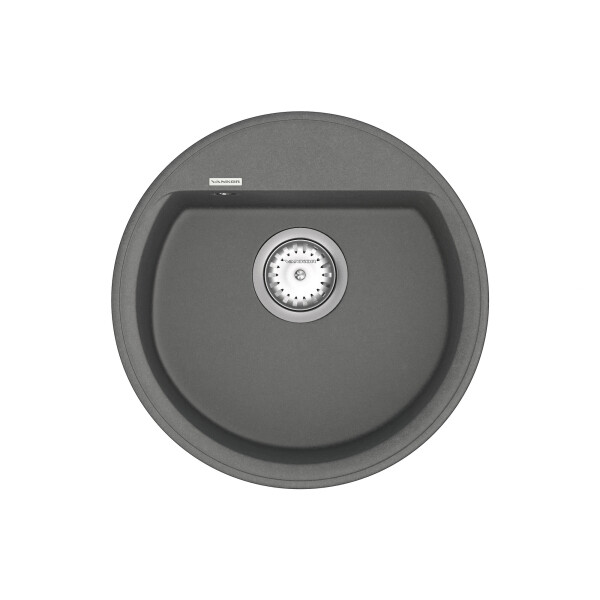 

Кухонная мойка VANKOR Easy EMR 01.45 Gray + сифон VANKOR
