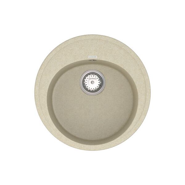 

Кухонная мойка VANKOR Sity SMR 01.50 Beige + сифон VANKOR