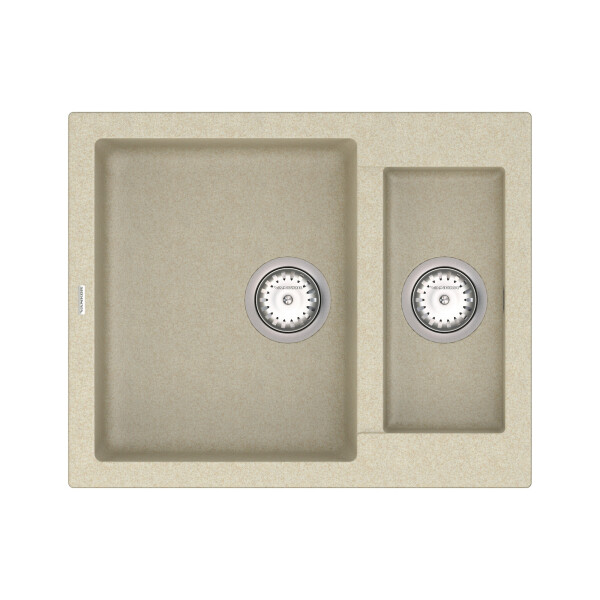 

Кухонная мойка VANKOR Orman OMP 03.61 Beige + сифон VANKOR
