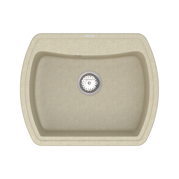 

Кухонная мойка VANKOR Norton NMP 01.63 Beige + сифон VANKOR