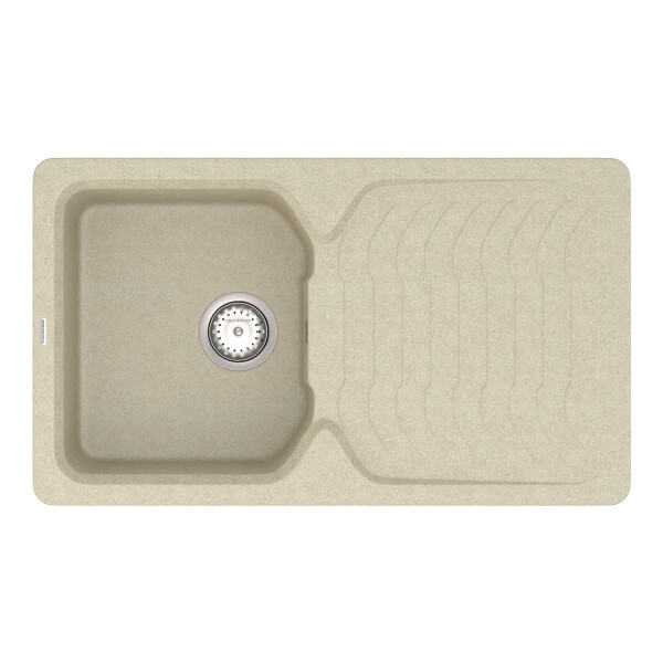 

Кухонная мойка VANKOR Sigma SMP 02.85 Beige + сифон VANKOR