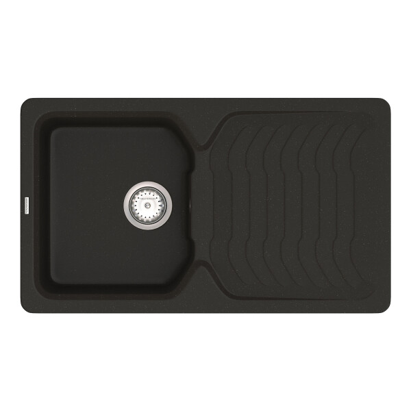 

Кухонная мойка VANKOR Sigma SMP 02.85 Black + сифон VANKOR