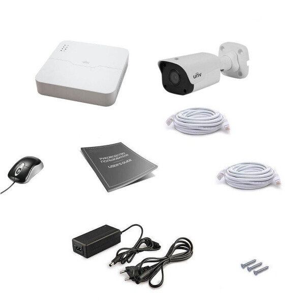 

Комплект IP видеонаблюдения Uniview 1OUT 4MEGA