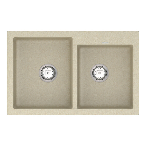 

Кухонная мойка VANKOR Orman OMP 05.80 Beige + сифон VANKOR