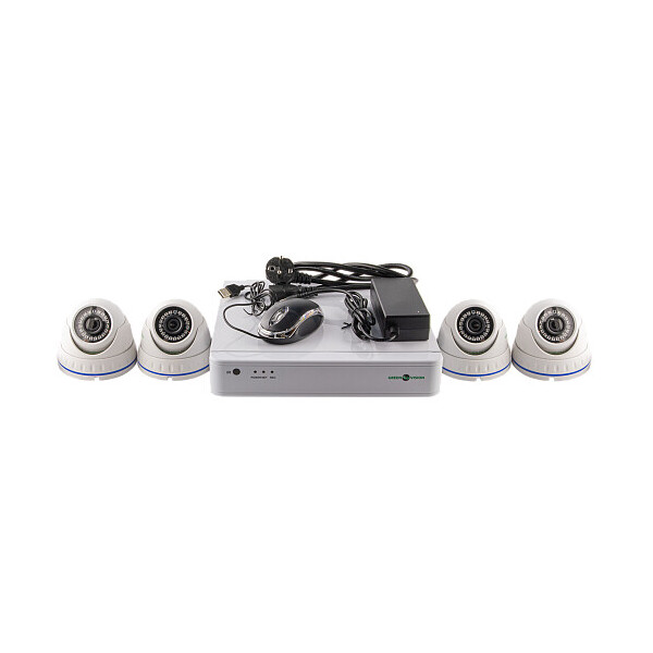 

Комплект видеонаблюдения Green Vision GV-IP-K-S30/04 1080P