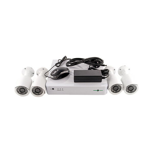 

Комплект видеонаблюдения Green Vision GV-IP-K-S31/04 1080P