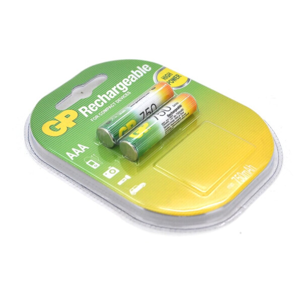 

Аккумулятор АAA GP 75АAAHC-2UEC2 750mAh 2шт