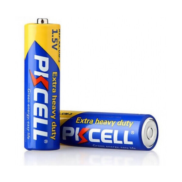 

Батарейка солевая PKCELL 1.5V AA/R6, 2 штуки в блистере цена за блистер, Q12