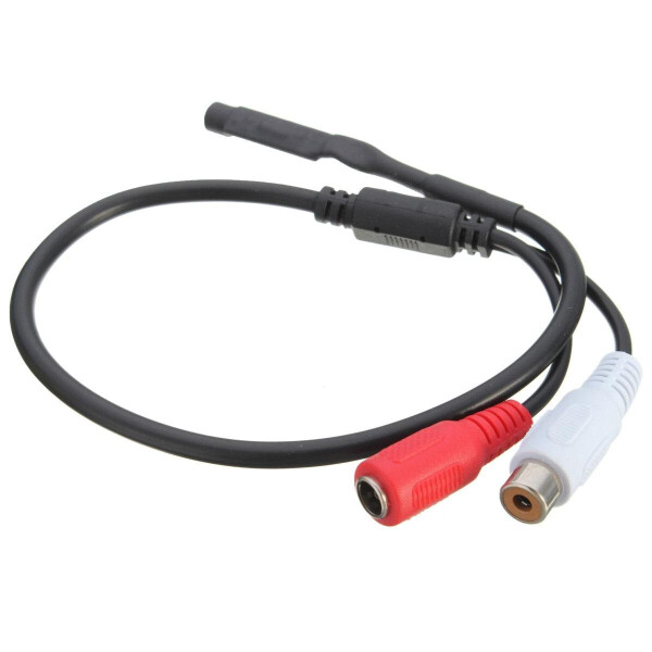 

Микрофон для камеры видеонаблюдения AM16, под RCA