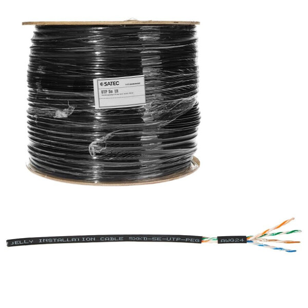 

Кабель UTP cat.5e 4x2x0.50 CU (медь), наружный,20 м.