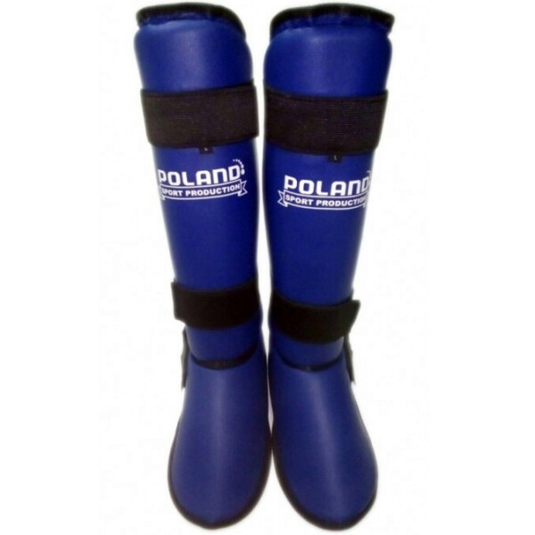 

футы для тхэквондо кикбоксинга защита для ног голени и стопы (782143) Синие XL