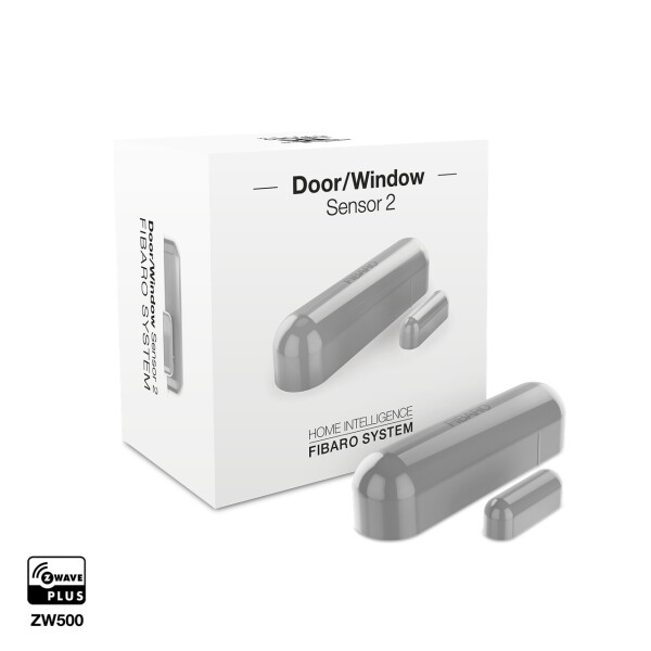 

Датчик открытия двери/окна и температуры FIBARO Door/Window Sensor 2 Открытия окна/двери, (gray) серый