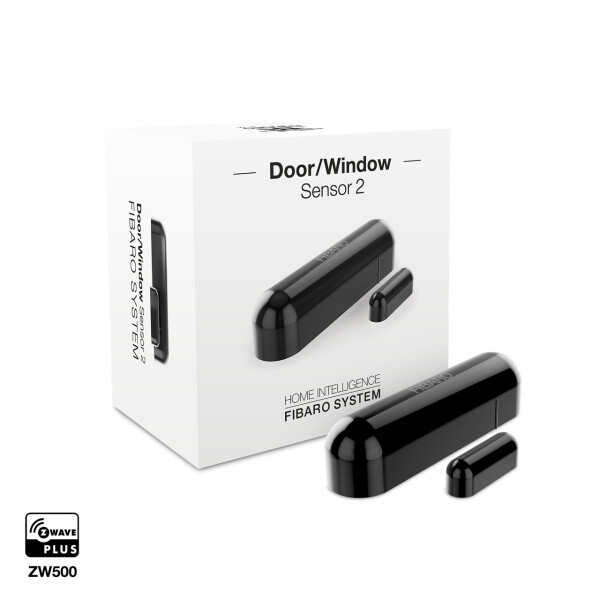 

Датчик открытия двери/окна и температуры FIBARO Door/Window Sensor 2 Открытия окна/двери, Температура, (black) черный