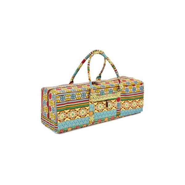 

Сумка для фитнеса и йоги Yoga bag Fodoko (FI-6970-3) - бежево-голубая
