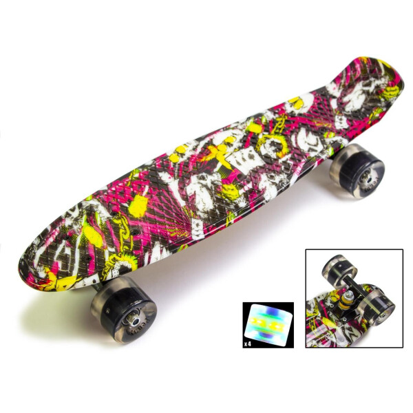 

Скейт Penny Board "Deck" Светящиеся колеса 64017368