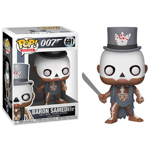 

Фигурка Funko Pop Фанко Поп Барон Самеди Джеймс Бонд Агент 007 James Bond Baron Samedi 10 см Movies JB BS691
