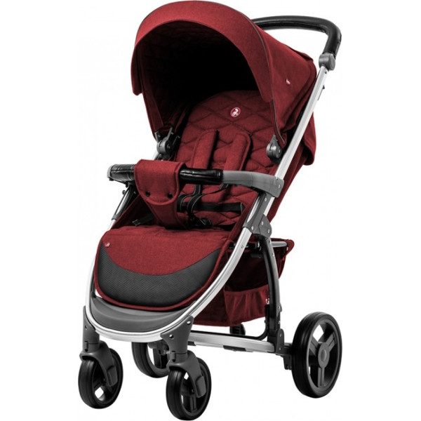 

Детская коляска прогулочная Carrello Vista CRL-8505 Ruby Red Лен + дождевик