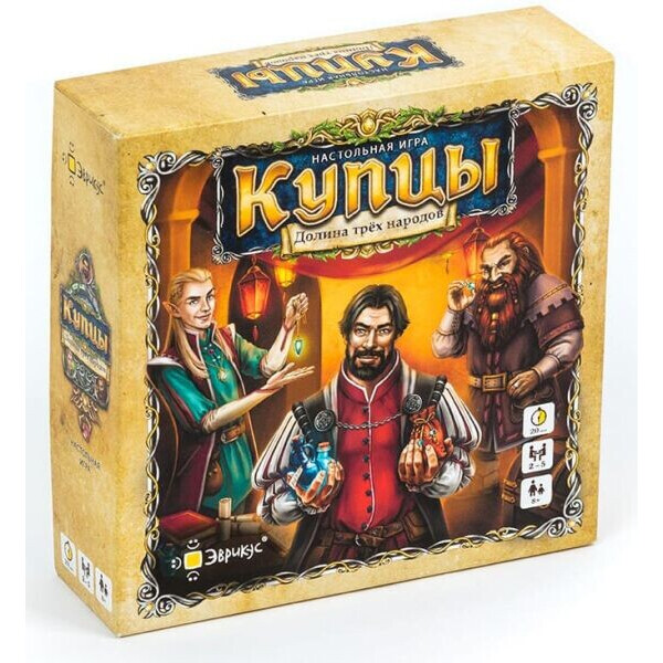 

Настольная игра Эврикус Купцы. Долина трех народов (BG-17004)