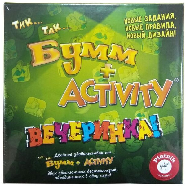 

Настольная игра Piatnik Тик Так Бумм + Активити. Вечеринка (715396)