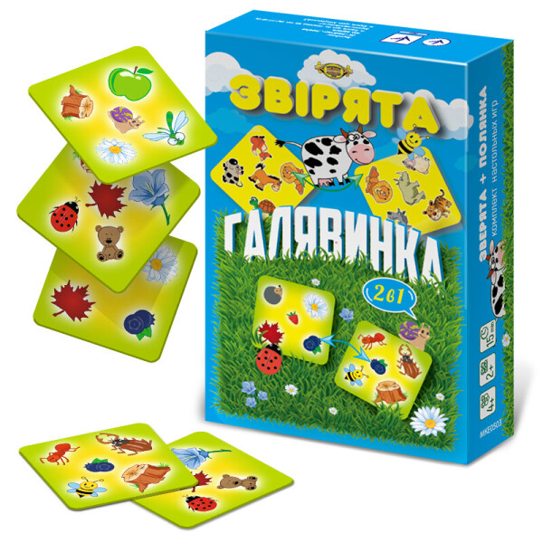 

Игра "Зверята+Полянка" MKE0503