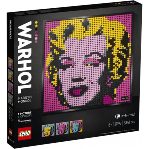 Акція на LEGO® ART Мэрилин Монро Энди Уорхола (31197) від Allo UA
