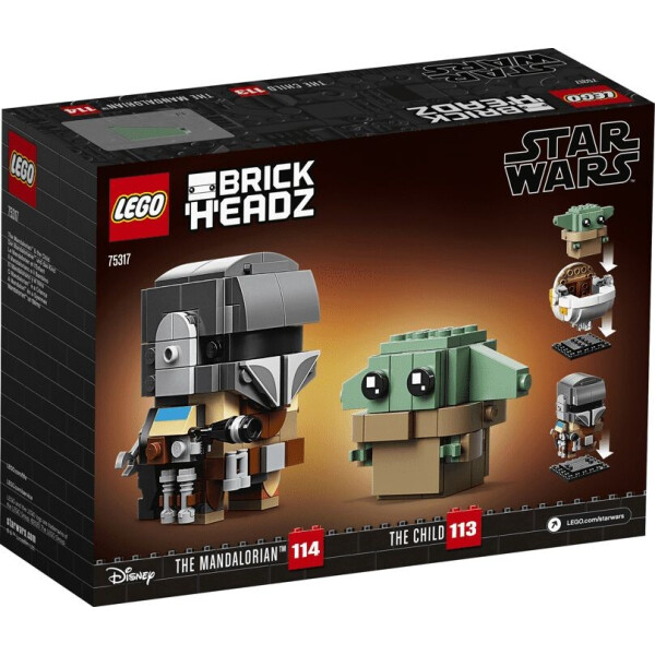 

LEGO® Brick Headz Мандалорец и малыш (75317)