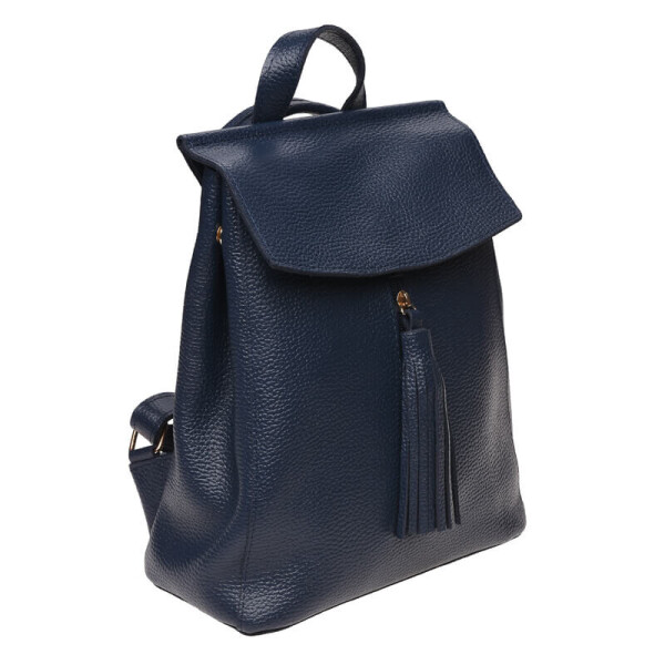 

Женский кожаный рюкзак Ricco Grande 1L915-blue