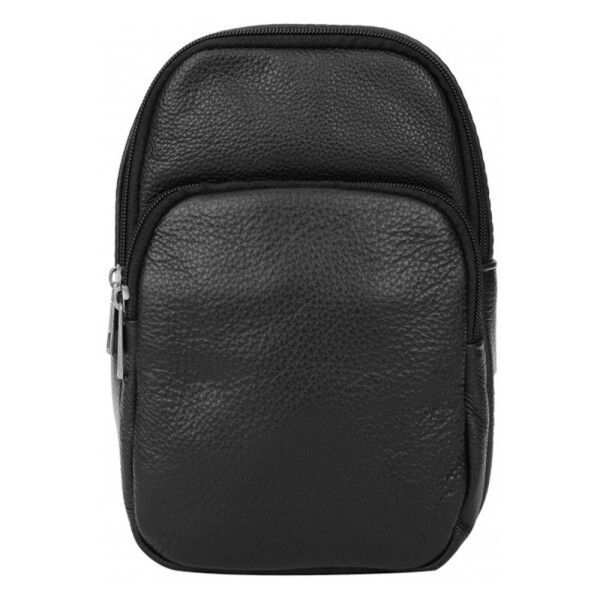 

Мужской кожаный рюкзак через плечо Borsa Leather 1t1022m-black