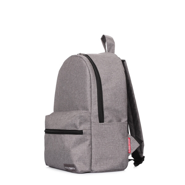 

Рюкзак городской Poolparty Hike Grey (P-1506)