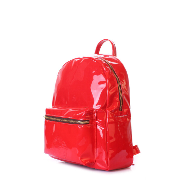 

Рюкзак женский кожаный Poolparty Xs Red (P-1434)