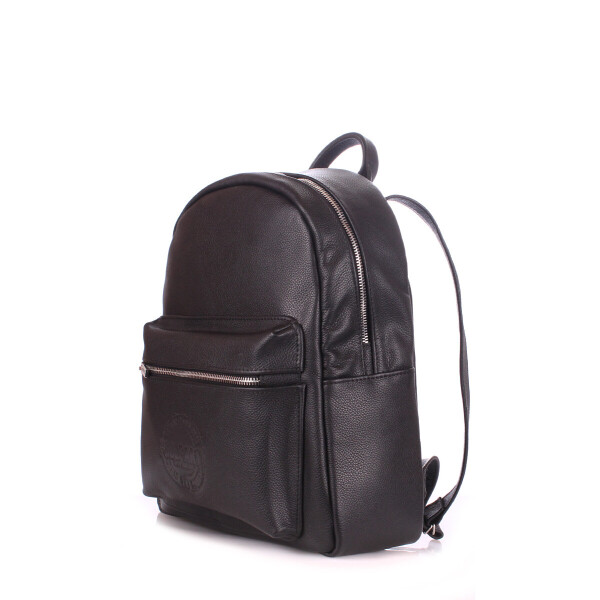 

Рюкзак женский кожаный Poolparty Xs Black (P-1408)