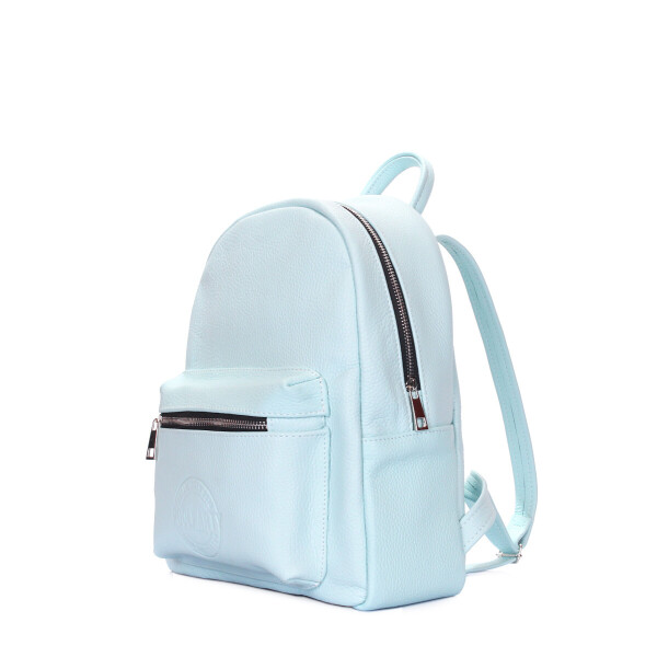 

Рюкзак женский кожаный Poolparty XS Blue (P-1476)