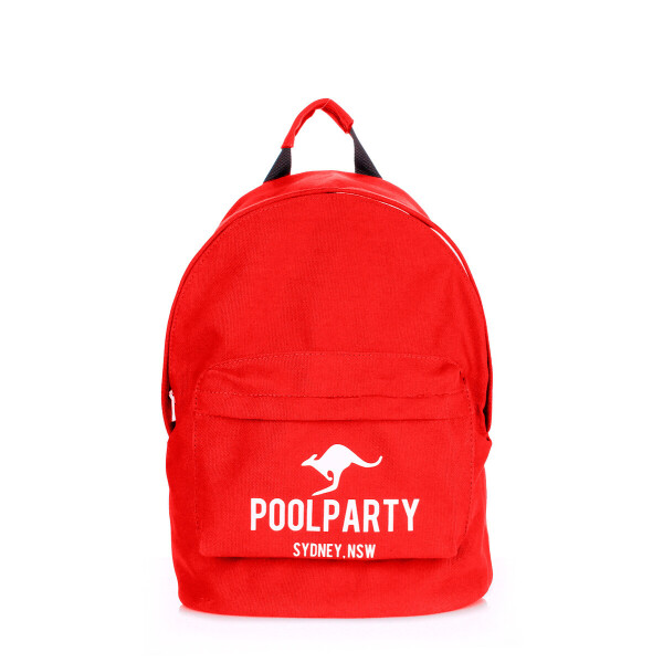 

Рюкзак женский кожаный Poolparty Molodeghnui Red (P-1418)