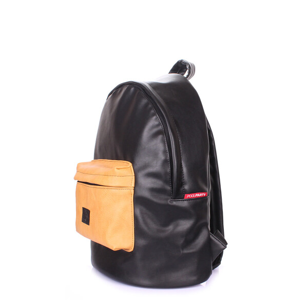 

Рюкзак женский Poolparty Backpack Black/Orange (P-1439)
