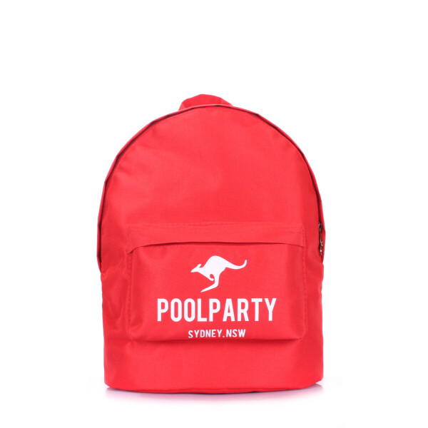 

Рюкзак женский кожаный Poolparty Molodeghnui Red (P-1428)
