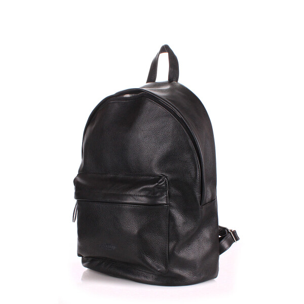 

Рюкзак женский кожаный Poolparty Backpack Black (P-1405)