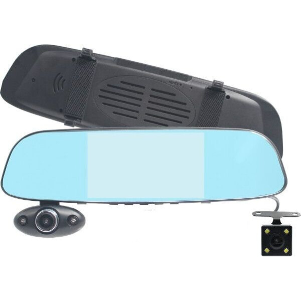 

зеркало -W618 5" дюймов на 3 камеры с ИК-ночной подсветкой