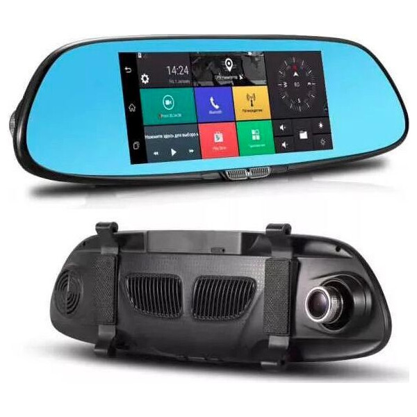 

зеркало-регистратор К36 Android 2 камеры Wi-Fi GPS