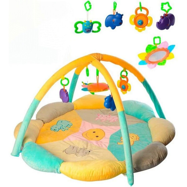 

Детский коврик цветок для младенца с подвесными игрушками (430202010)