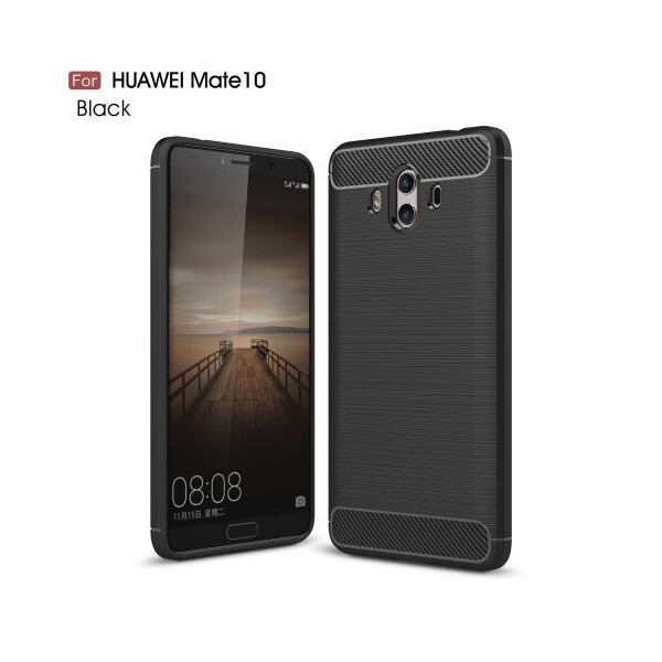 

Чехол накладка TPU SK Fiber Carbon для Huawei Mate 10 Black